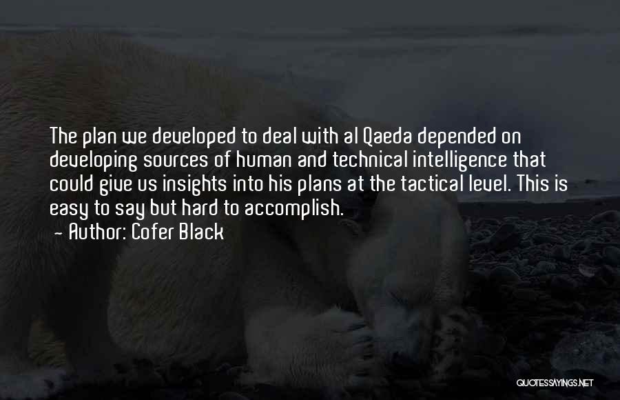 Tactical Quotes By Cofer Black