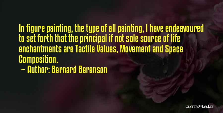 Tactile Quotes By Bernard Berenson