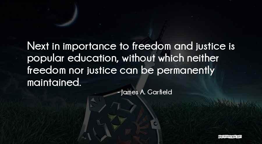 Tadross Media Quotes By James A. Garfield Tadross Media Quotes By James A. Garfield