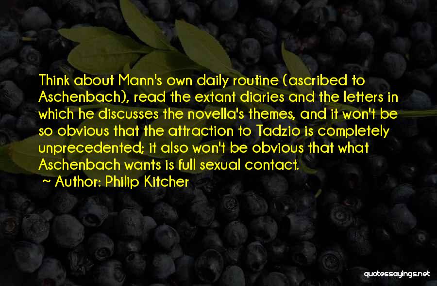 Tadzio Quotes By Philip Kitcher