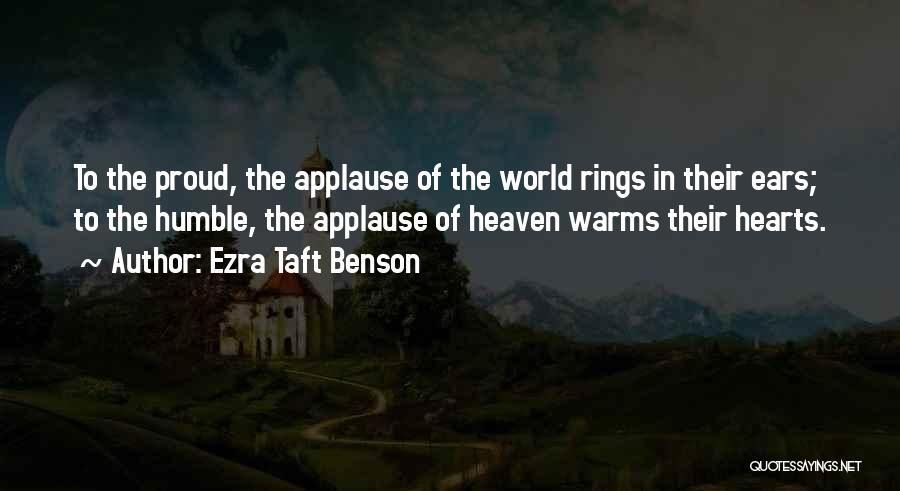 Taft Quotes By Ezra Taft Benson