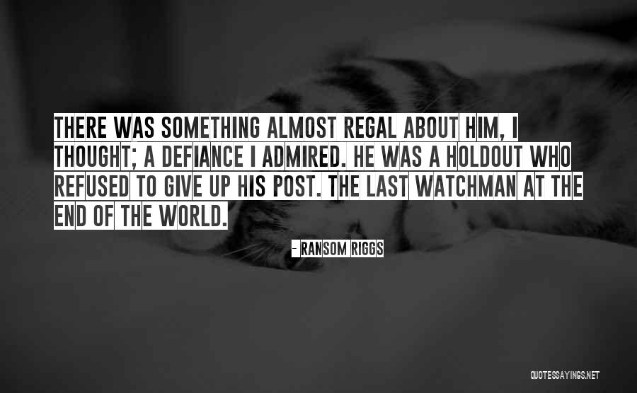 Tafuri Forestiere Quotes By Ransom Riggs Tafuri Forestiere Quotes By Ransom Riggs