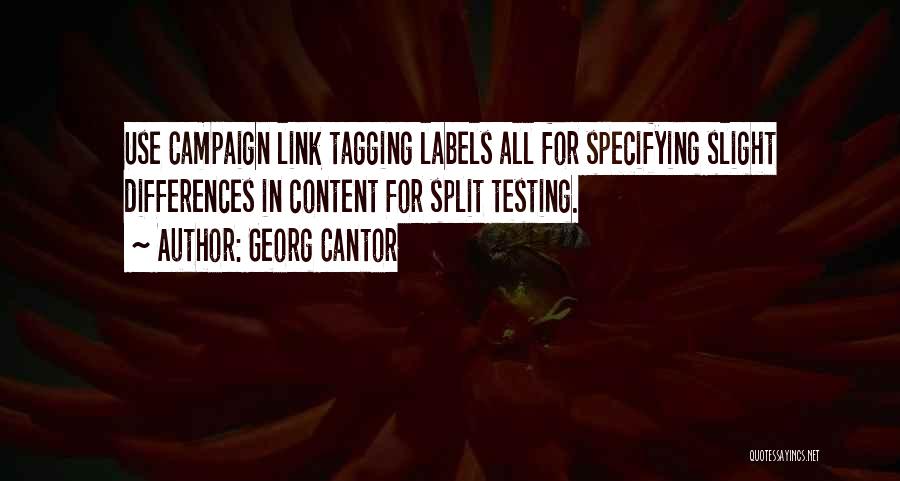 Tagging Quotes By Georg Cantor