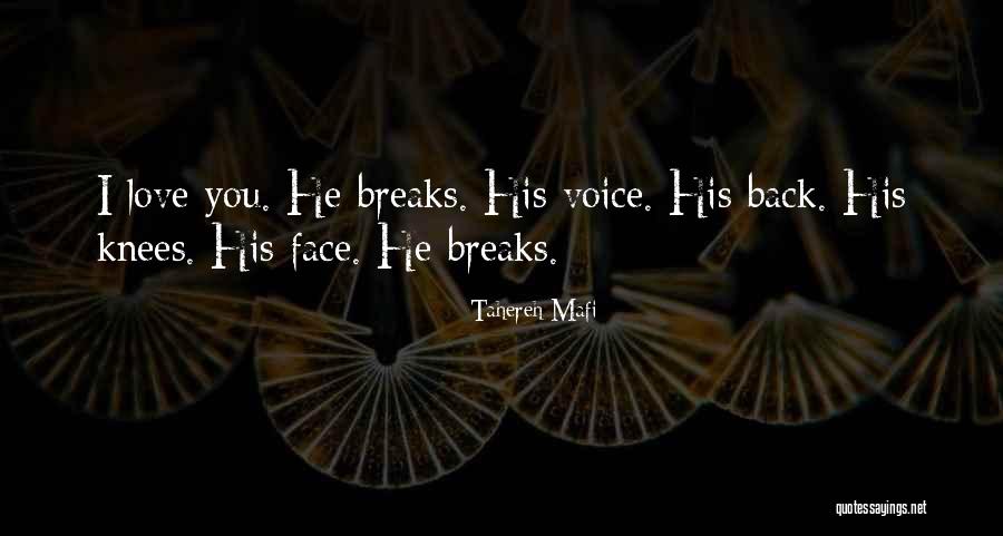 Tahereh Mafi Love Quotes By Tahereh Mafi