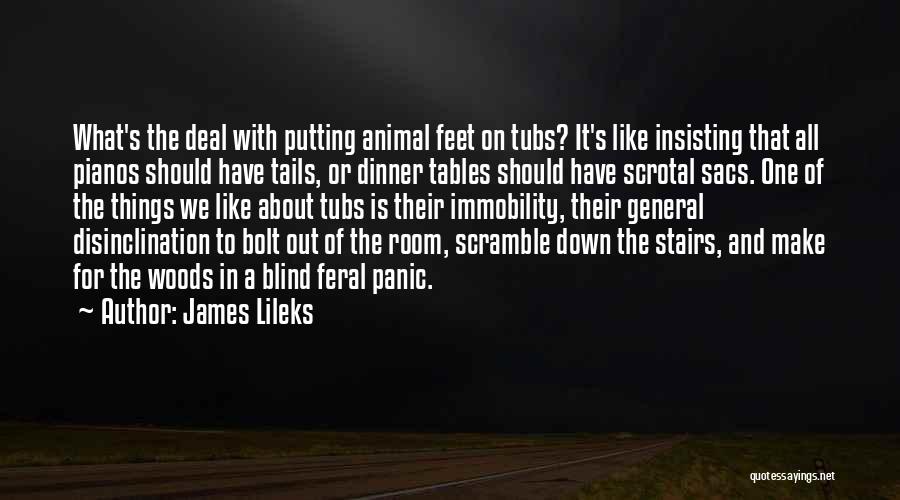 Tails Quotes By James Lileks