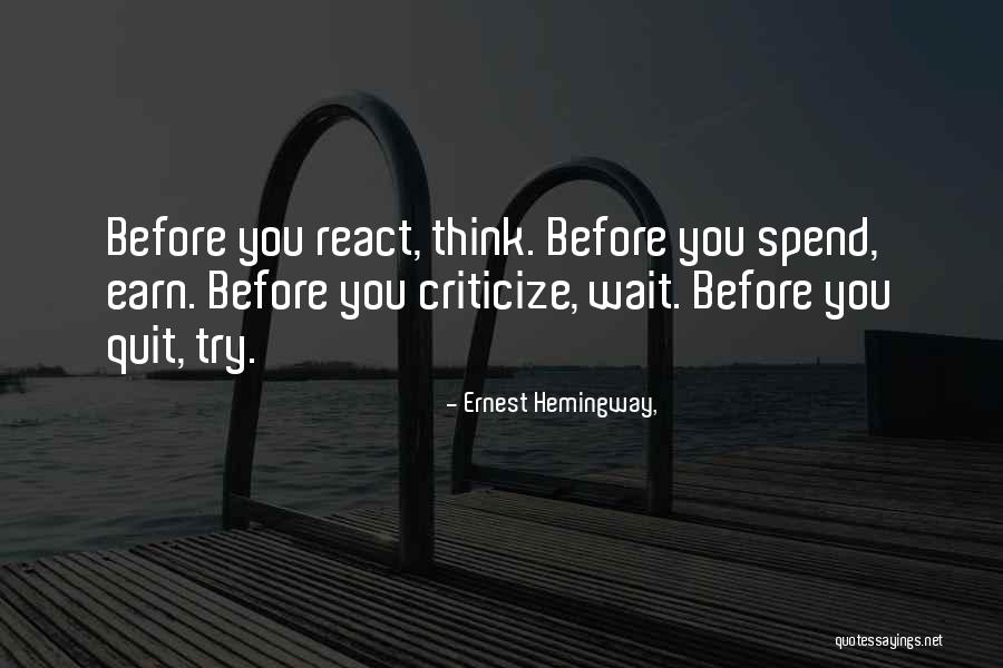 Tailwater Capital Quotes By Ernest Hemingway, Tailwater Capital Quotes By Ernest Hemingway,