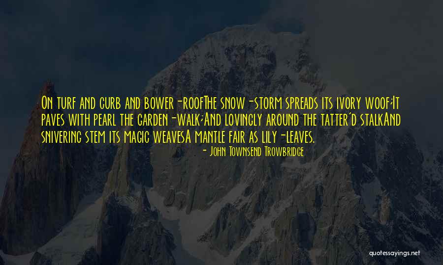 Tainter Street Quotes By John Townsend Trowbridge Tainter Street Quotes By John Townsend Trowbridge