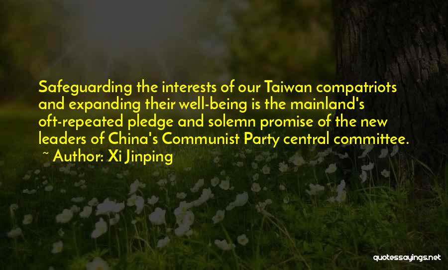 Taiwan Quotes By Xi Jinping