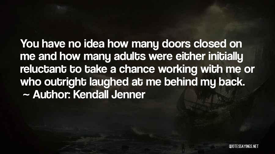 Take A Chance On Us Quotes By Kendall Jenner