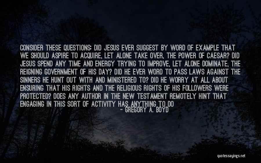 Take A Hint Quotes By Gregory A. Boyd Take A Hint Quotes By Gregory A. Boyd