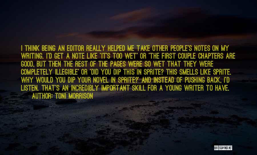 Take A Note Quotes By Toni Morrison