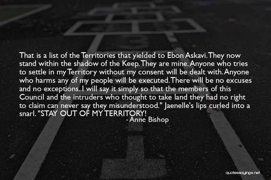 Take A Stand Quotes By Anne Bishop Take A Stand Quotes By Anne Bishop