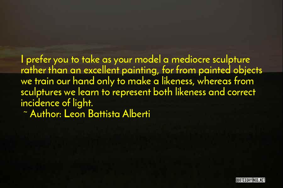 Take A Train Quotes By Leon Battista Alberti