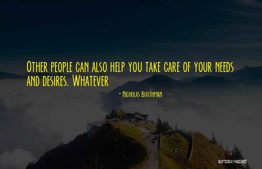 Take Care And Other Quotes By Nicholas Boothman Take Care And Other Quotes By Nicholas Boothman