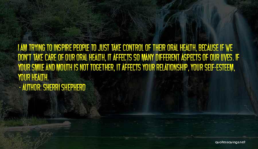 Take Care Of Your Health Quotes By Sherri Shepherd