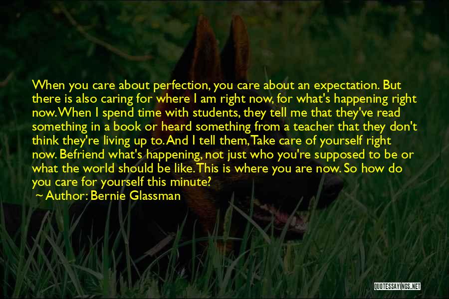 Take Care Yourself Quotes By Bernie Glassman