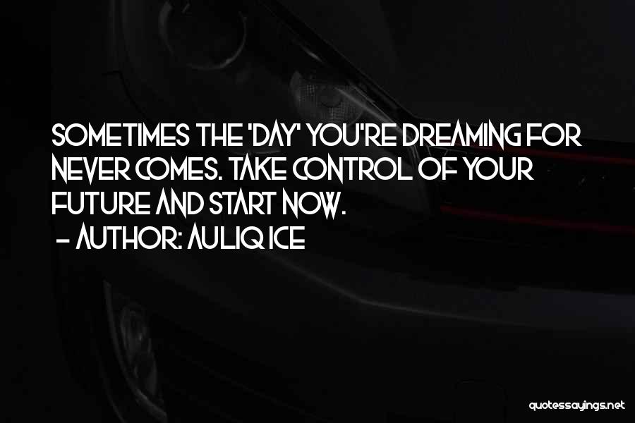 Take Control Of Your Future Quotes By Auliq Ice