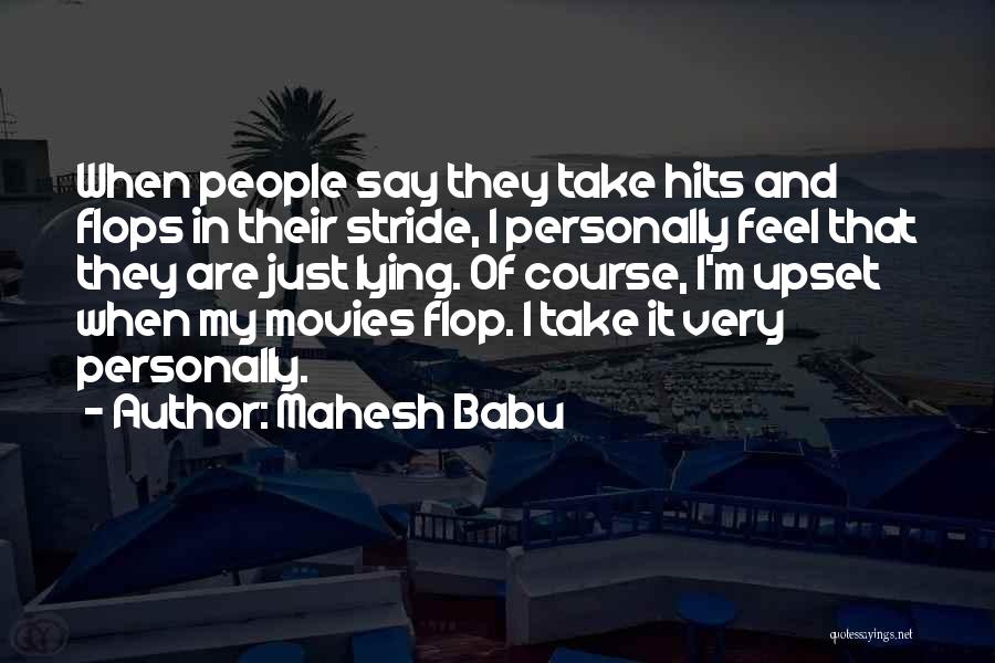 Take It In Stride Quotes By Mahesh Babu