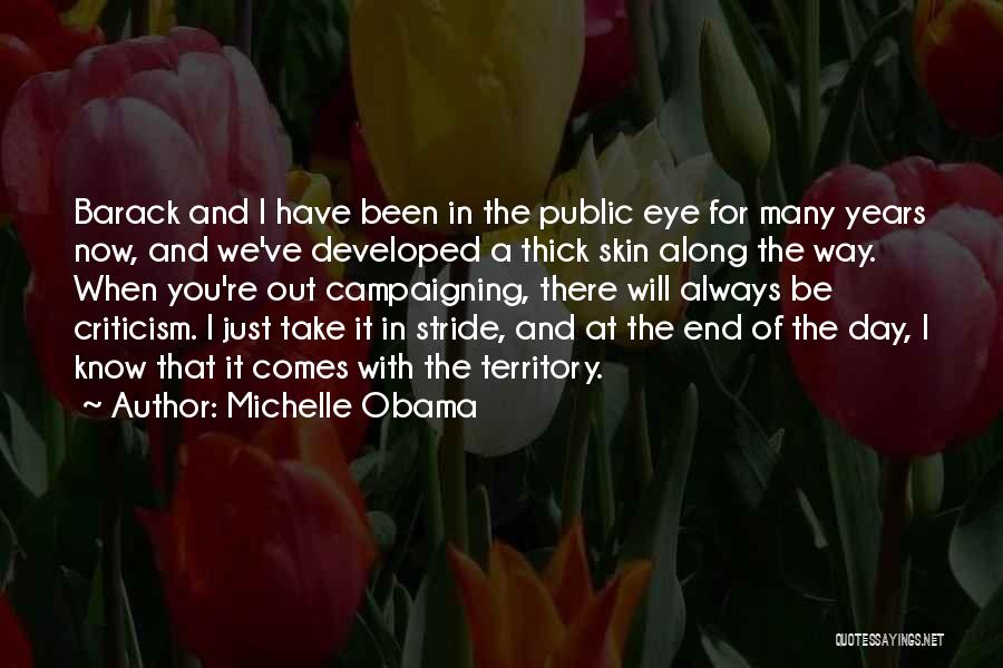 Take It In Stride Quotes By Michelle Obama