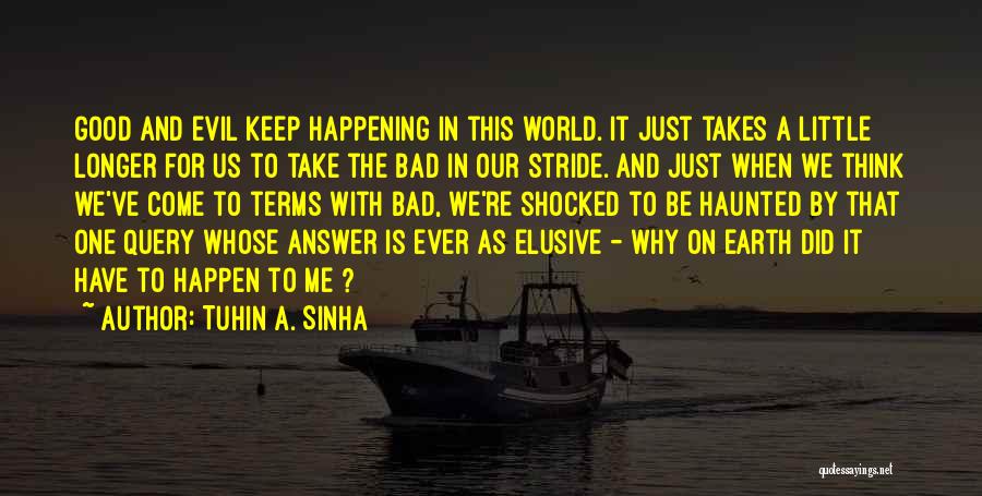 Take It In Stride Quotes By Tuhin A. Sinha