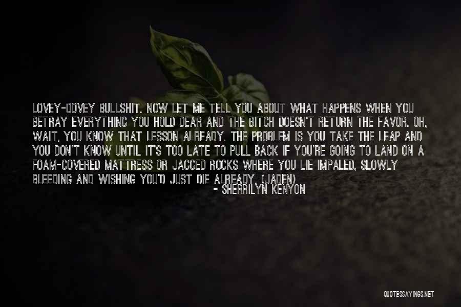 Take It Slowly Quotes By Sherrilyn Kenyon