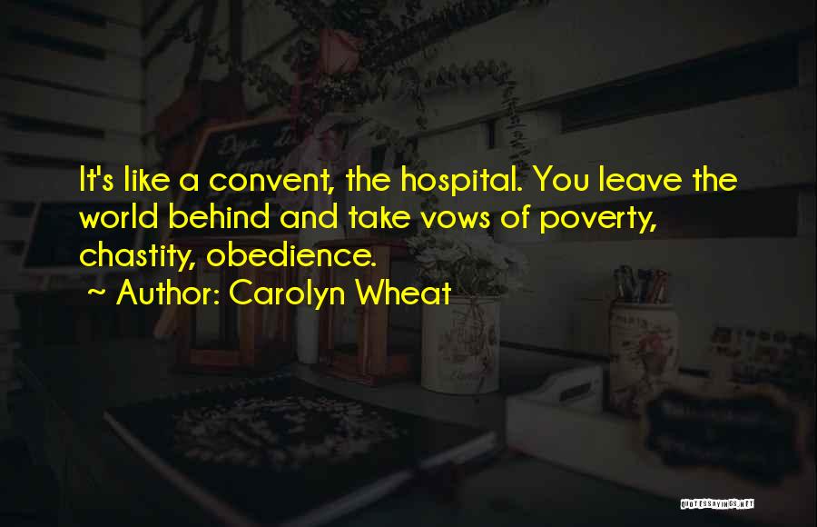 Take Leave Quotes By Carolyn Wheat