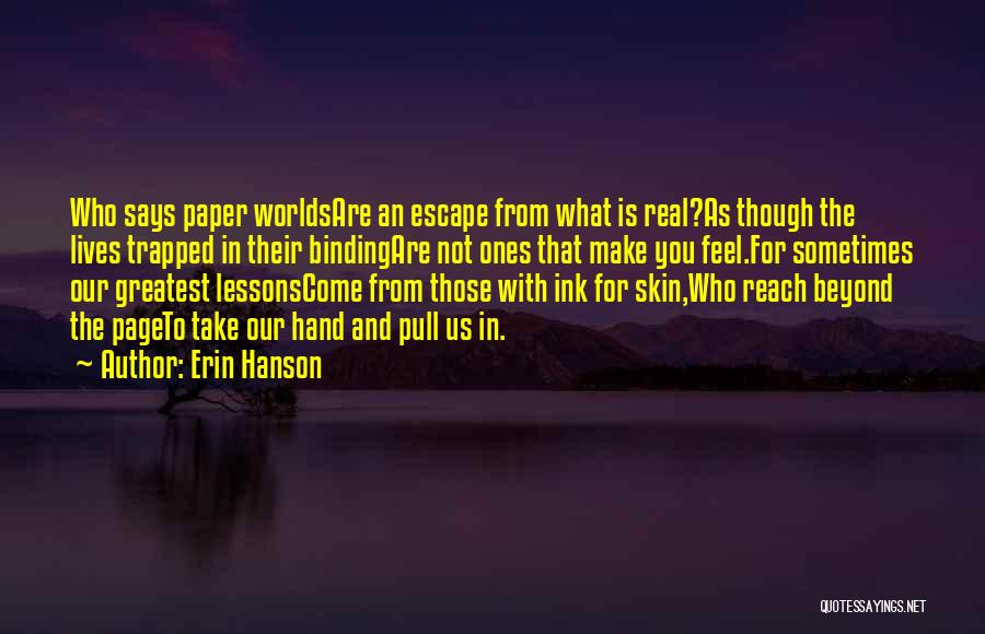 Take Lessons Quotes By Erin Hanson