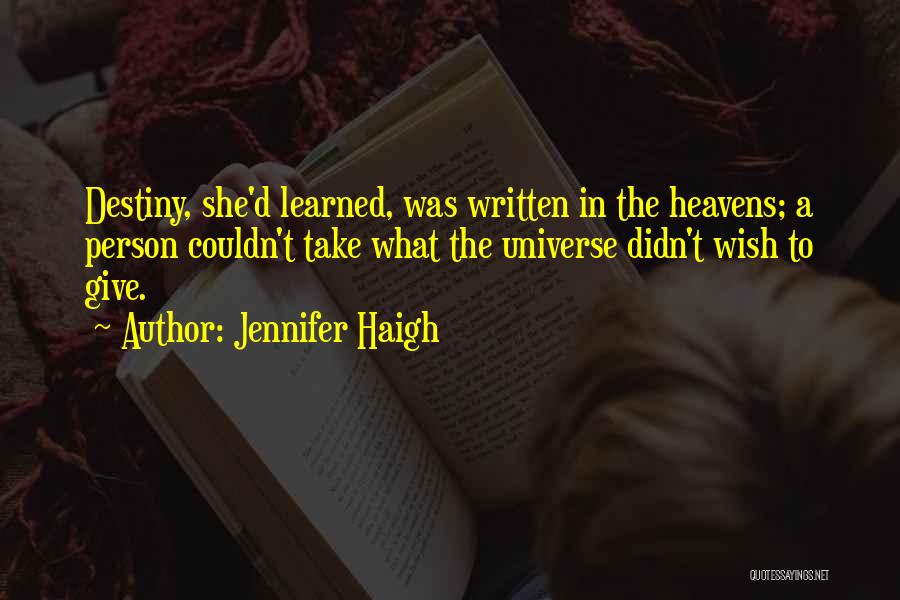 Take Lessons Quotes By Jennifer Haigh