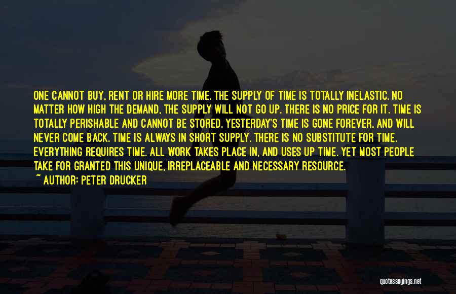 Take Me Back To Yesterday Quotes By Peter Drucker