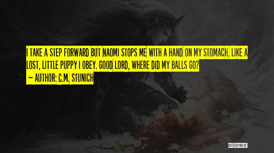 Take My Hand Lord Quotes By C.M. Stunich