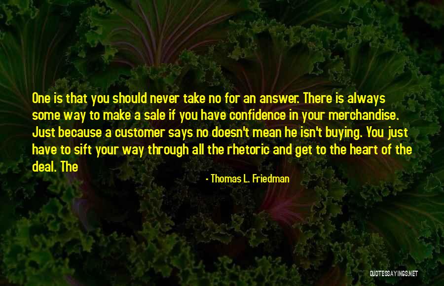 Take No For An Answer Quotes By Thomas L. Friedman Take No For An Answer Quotes By Thomas L. Friedman