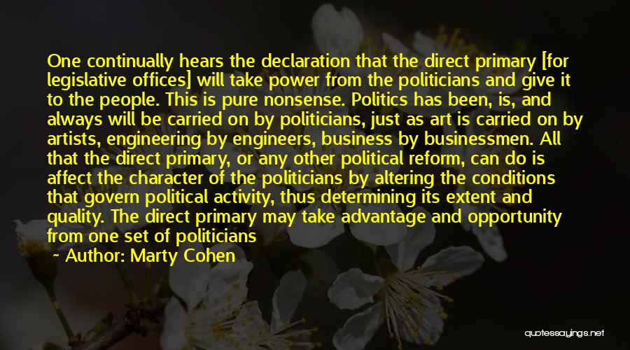Take No Nonsense Quotes By Marty Cohen