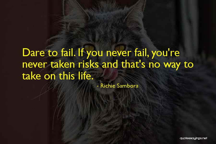 Take No Risks Quotes By Richie Sambora