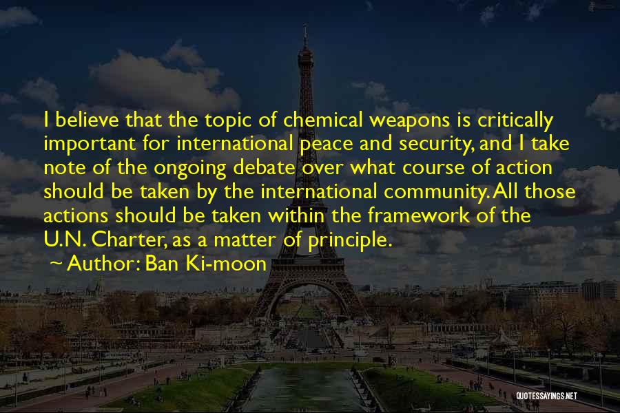 Take Note Quotes By Ban Ki-moon