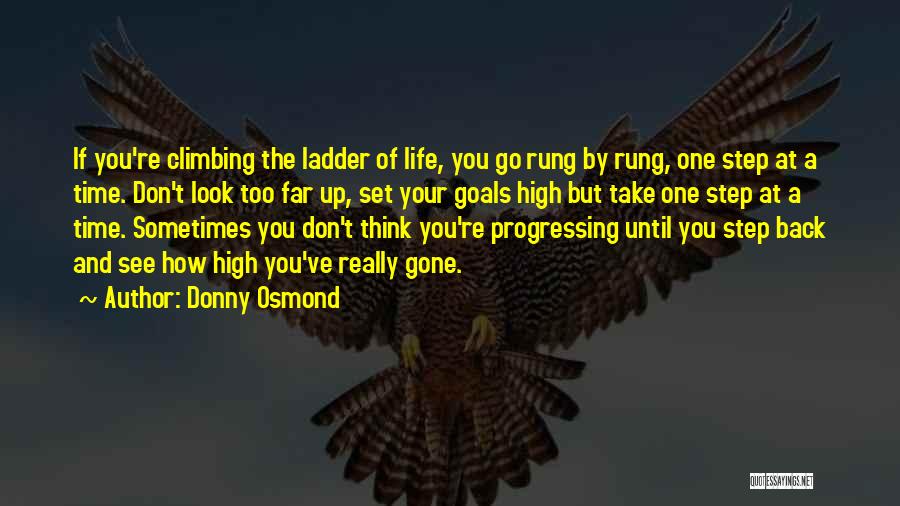 Take One Step At A Time Quotes By Donny Osmond