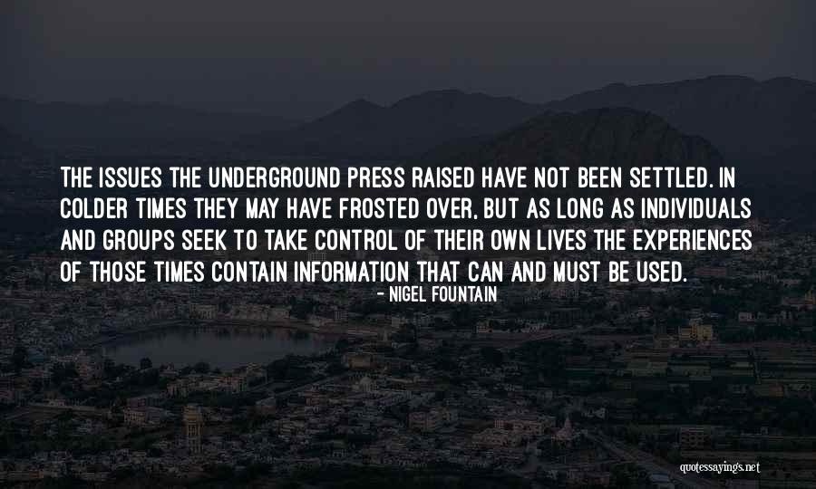 Take Over Control Quotes By Nigel Fountain Take Over Control Quotes By Nigel Fountain