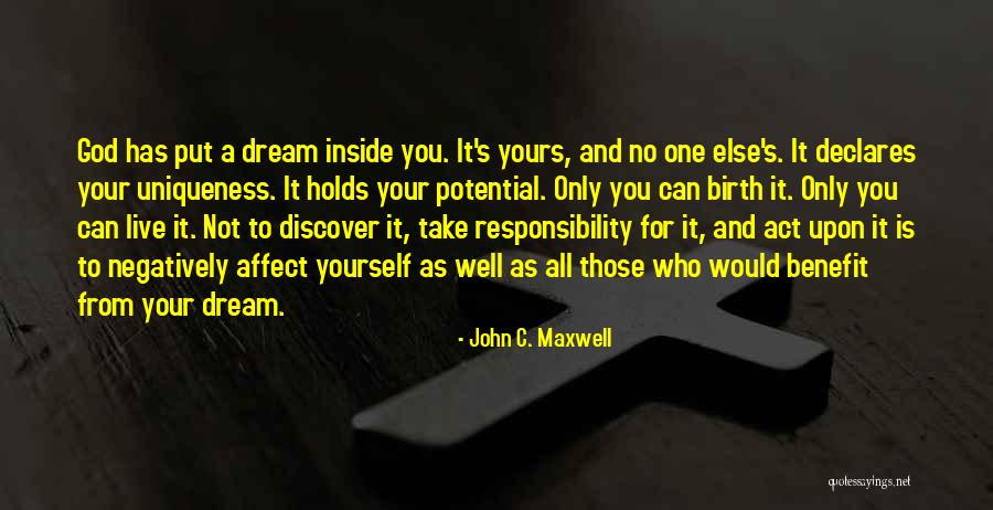 Take Responsibility For Yourself Quotes By John C. Maxwell Take Responsibility For Yourself Quotes By John C. Maxwell