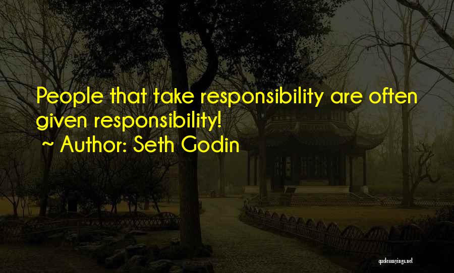 Take Responsibility Quotes By Seth Godin