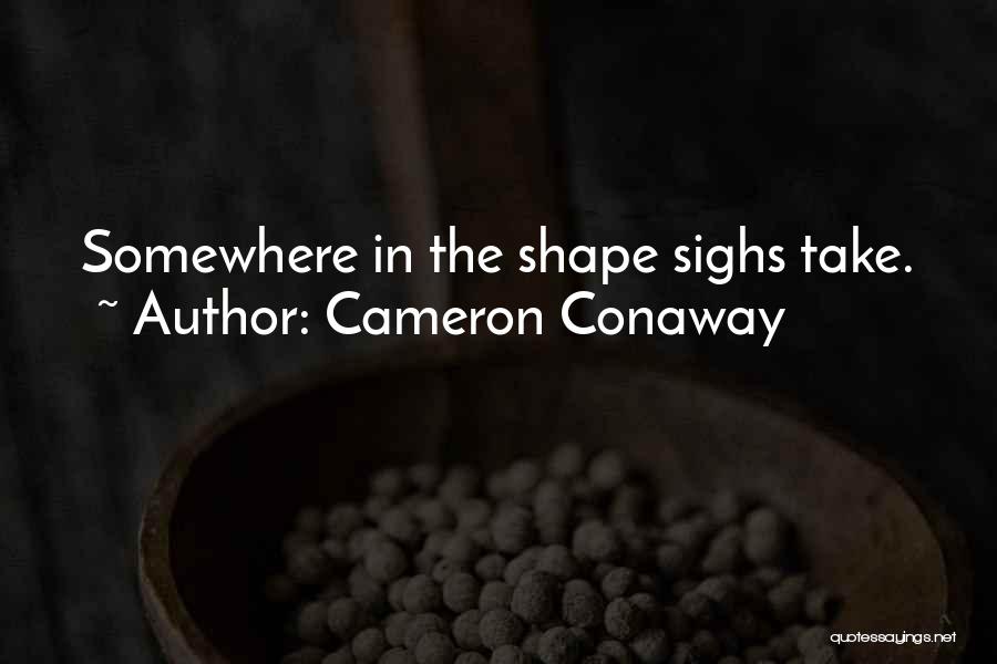 Take Shape For Life Quotes By Cameron Conaway