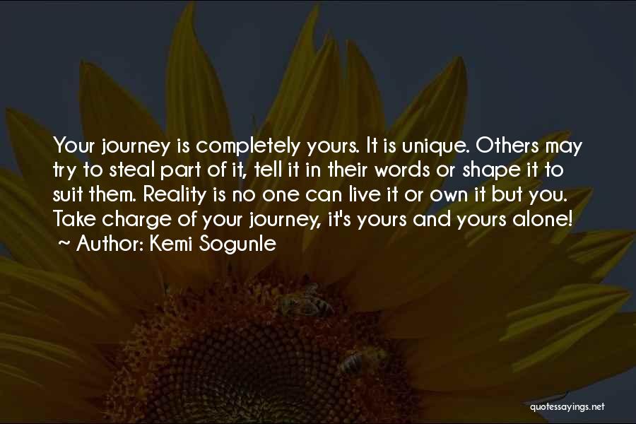 Take Shape For Life Quotes By Kemi Sogunle