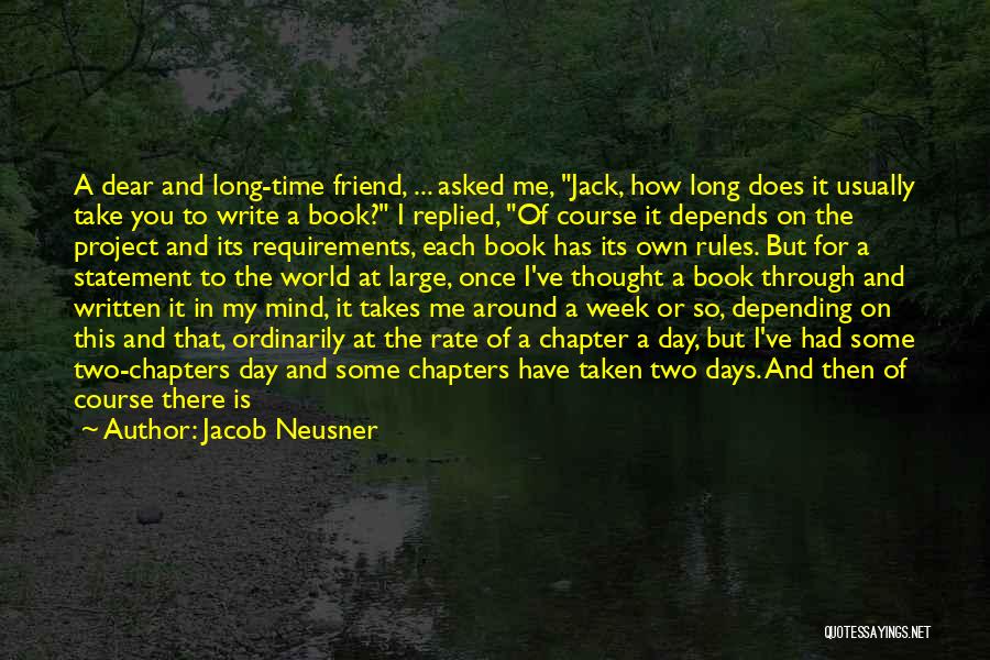 Take The Long Way Home Quotes By Jacob Neusner