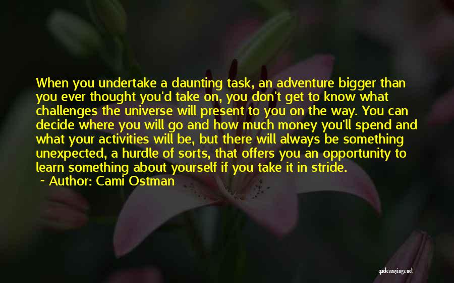 Take Things In Stride Quotes By Cami Ostman