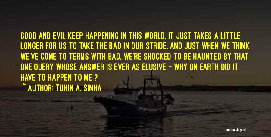 Take Things In Stride Quotes By Tuhin A. Sinha