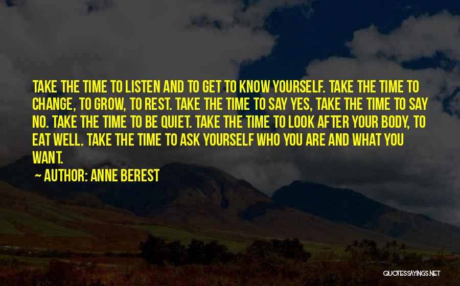 Take Time To Rest Quotes By Anne Berest