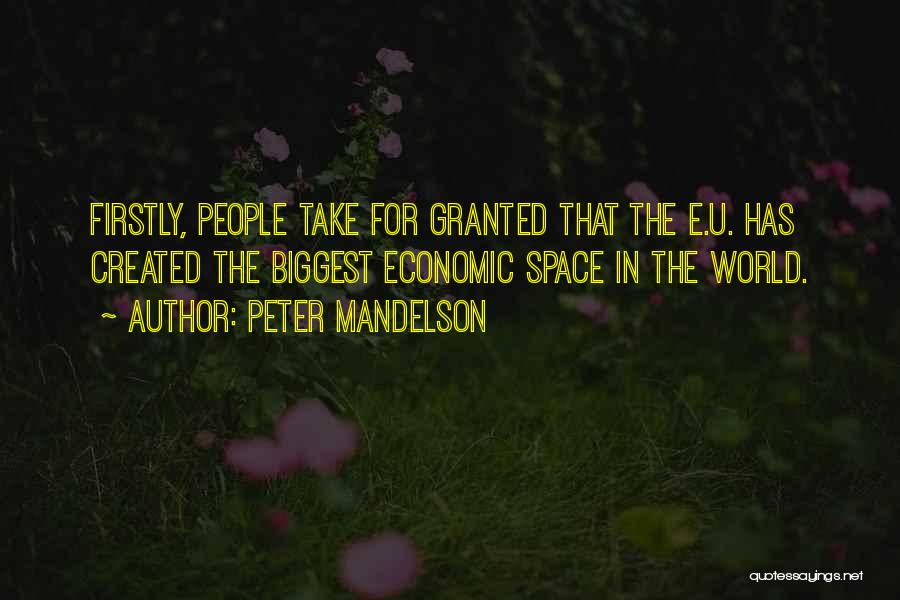Take U For Granted Quotes By Peter Mandelson
