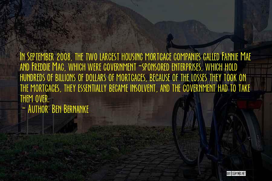 Take Your Losses Quotes By Ben Bernanke