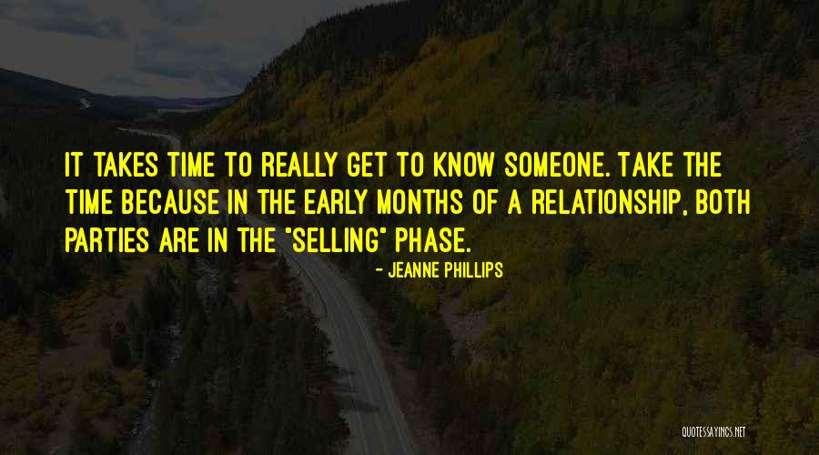 Take Your Time In Relationship Quotes By Jeanne Phillips