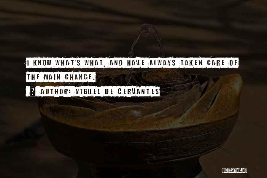 Taken Care Quotes By Miguel De Cervantes