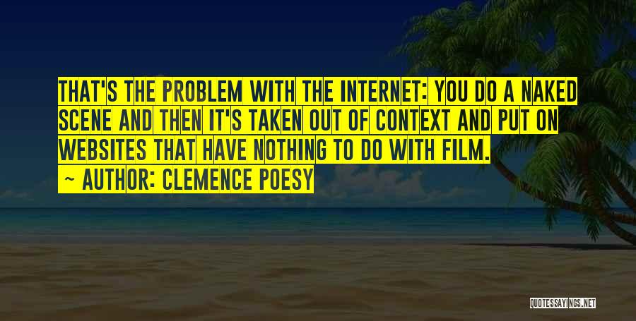 Taken Out Of Context Quotes By Clemence Poesy