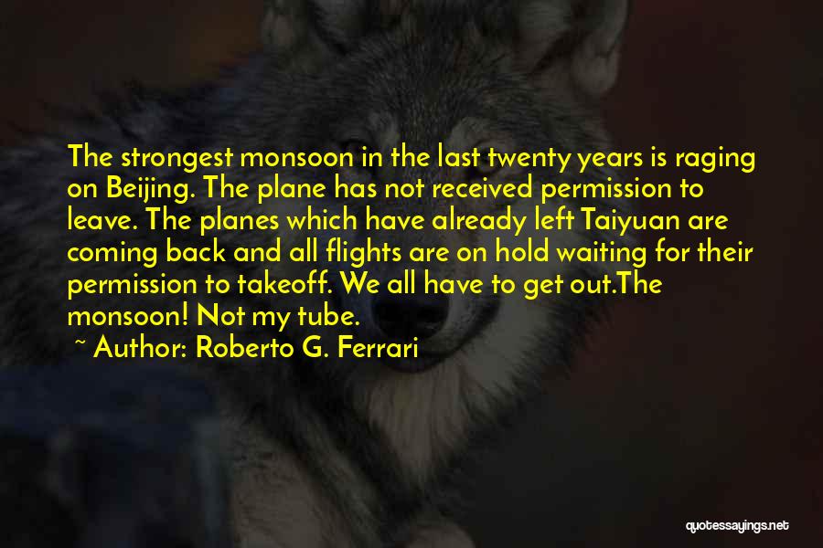 Takeoff Quotes By Roberto G. Ferrari